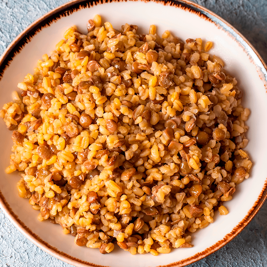 Arroz com Lentilha
