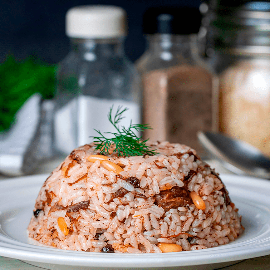 Arroz com Pinhão
